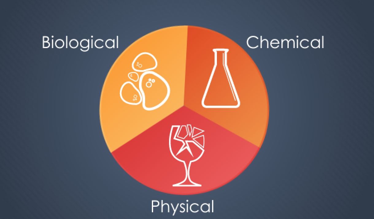 example of physical contamination