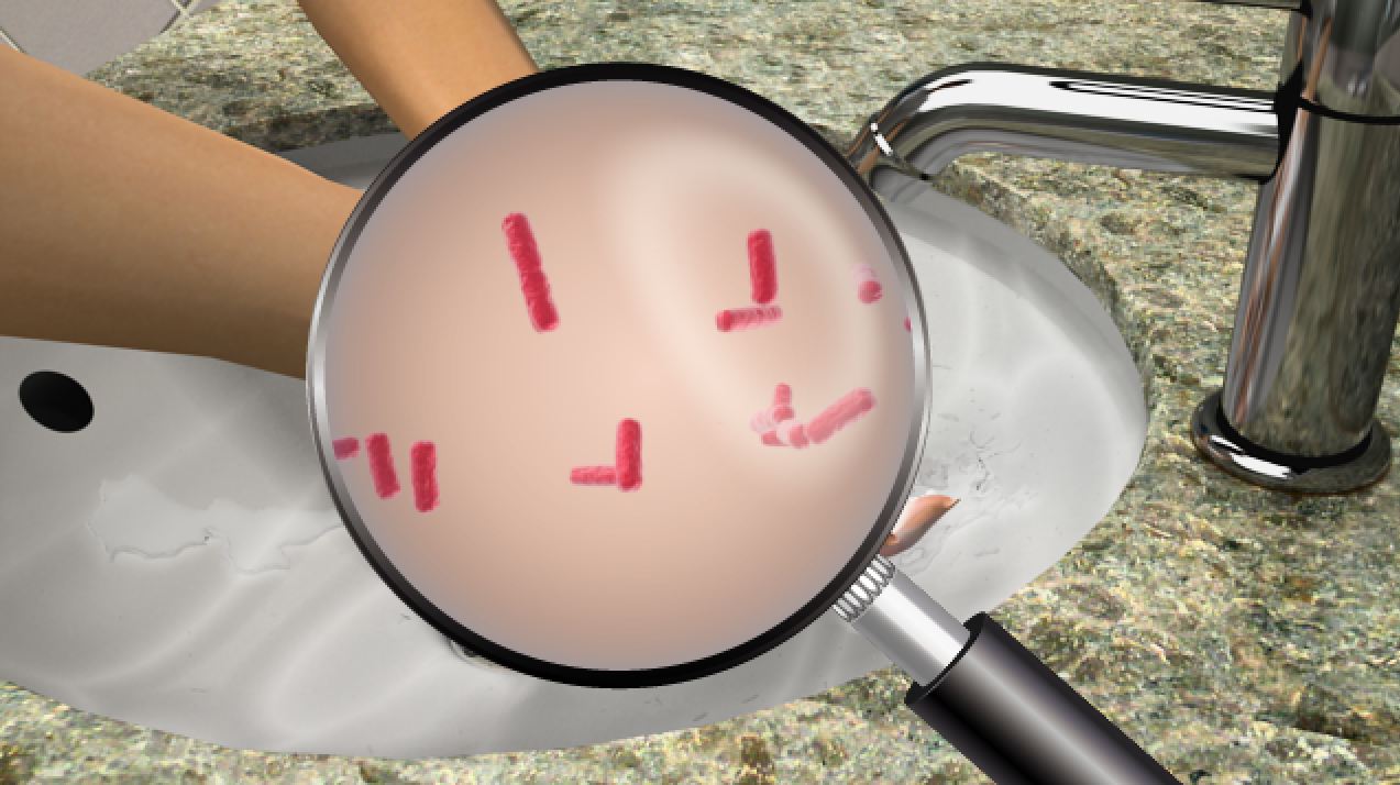 3D Render of Hand Washing and Hygiene Training