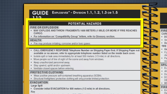 Ohsa hazwoper emergency response guidebook erg introduction