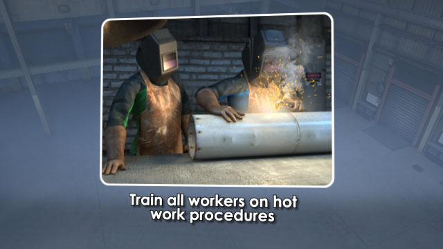 3D Render on Training All Workers on Hot Work Safety