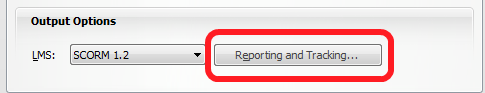 Click the "Reporting and Tracking" Button