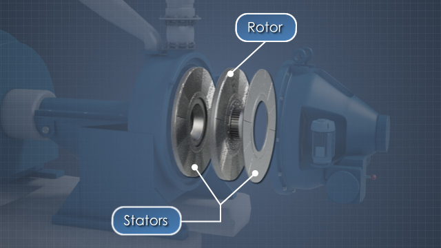 papermaking rotor and stators image