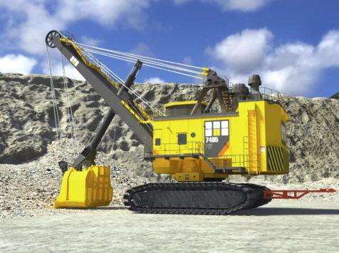 steam shovel mining image