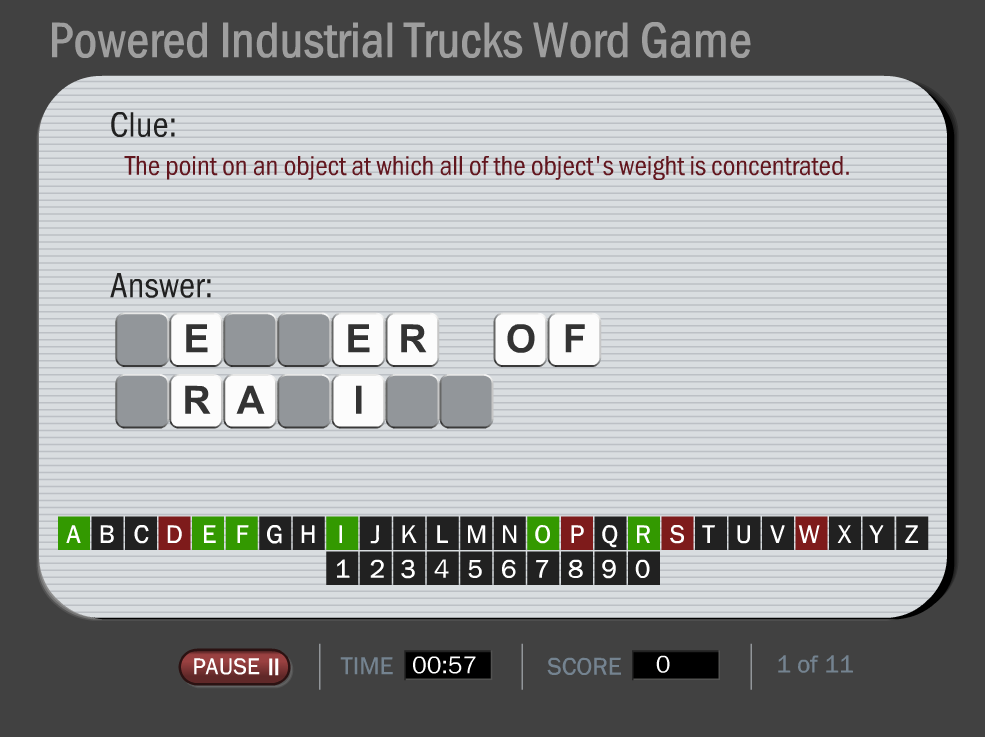 Fun Forklift Training Game