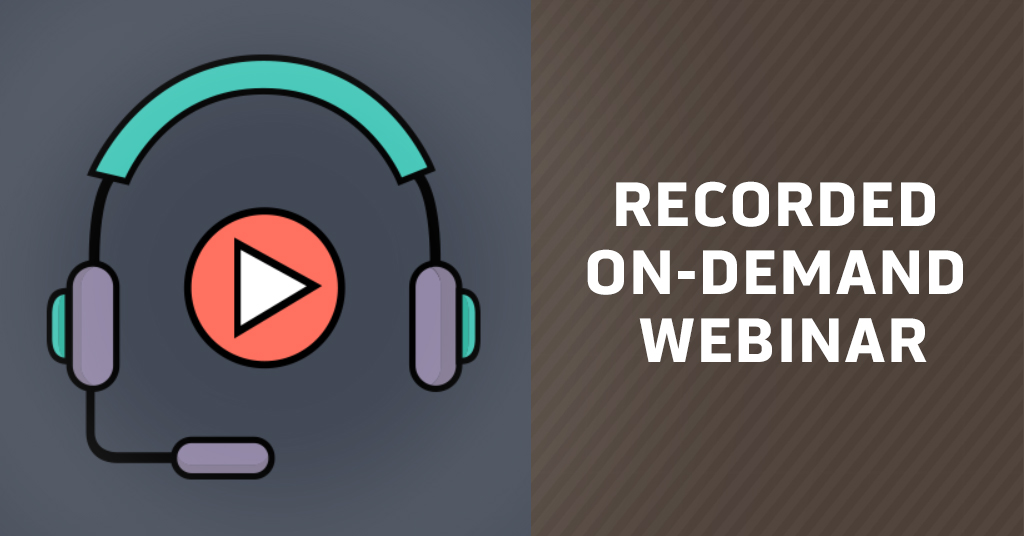 On-Demand Recorded Webinar Image
