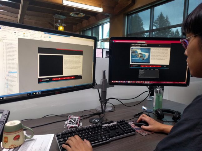 Authoring eLearning Course for Manufacturing Training with 3D Videos Image