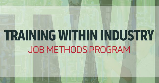 TWI Job Methods (JM) Program Image