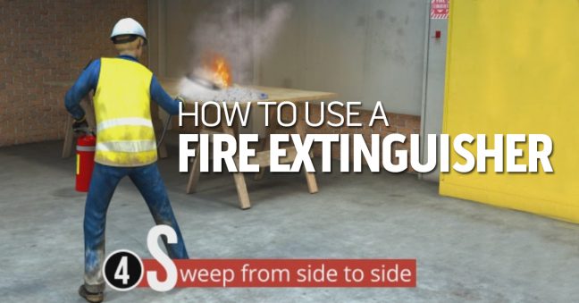 Fire Extinguisher Operation Chart