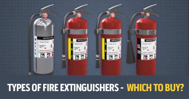 Portable Fire Extinguisher Selection Chart