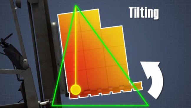 Forklift Lifting and Tilting Mast Image