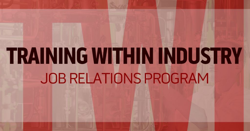 Training Within Industry (TWI) Job Relations Program Image