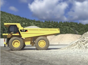 Image of Haul Truck at a Surface Mine