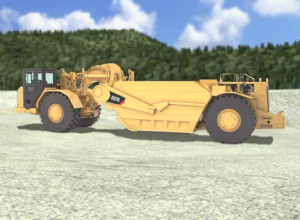 Image of a scraper at a surface mine