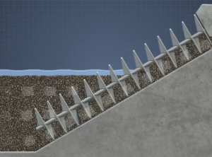 Image of a screw conveyor at a surface mine