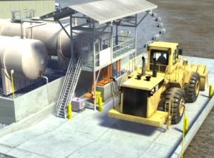 Image of Fuel Tanks at a Surface Mine