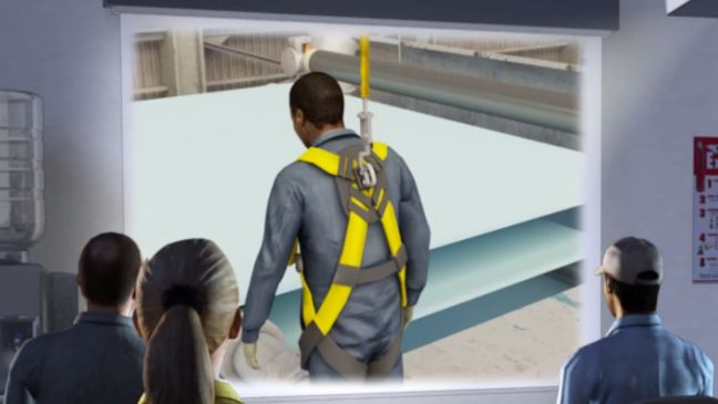 Fall Prevention Protection Hierarchy of Controls Training Image