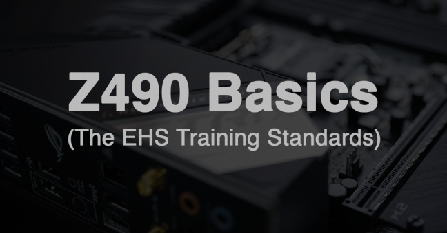 Z490 EHS Training Standard Basics Image