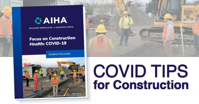 AIHA COVID Construction Tips Image