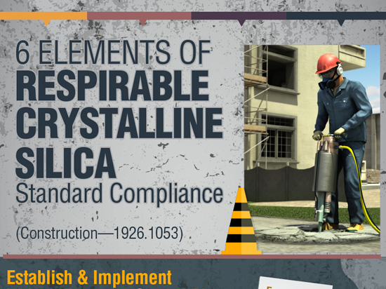 OSHA 1926 Silica Construction Compliance Infographic Button